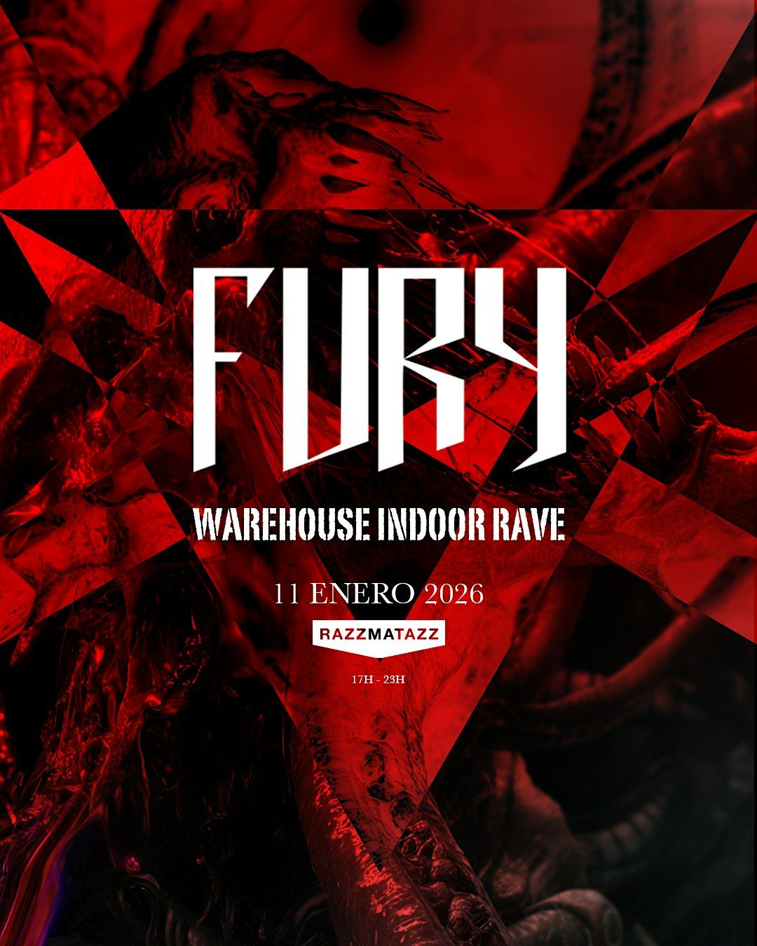 Fury pres. Warehouse Indoor Rave, 11 January | Event in Barcelona | AllEvents
