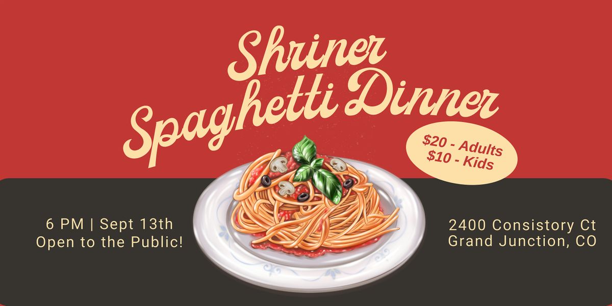 Spaghetti Dinner Fundraiser, 13 September | Event in Grand Junction | AllEvents