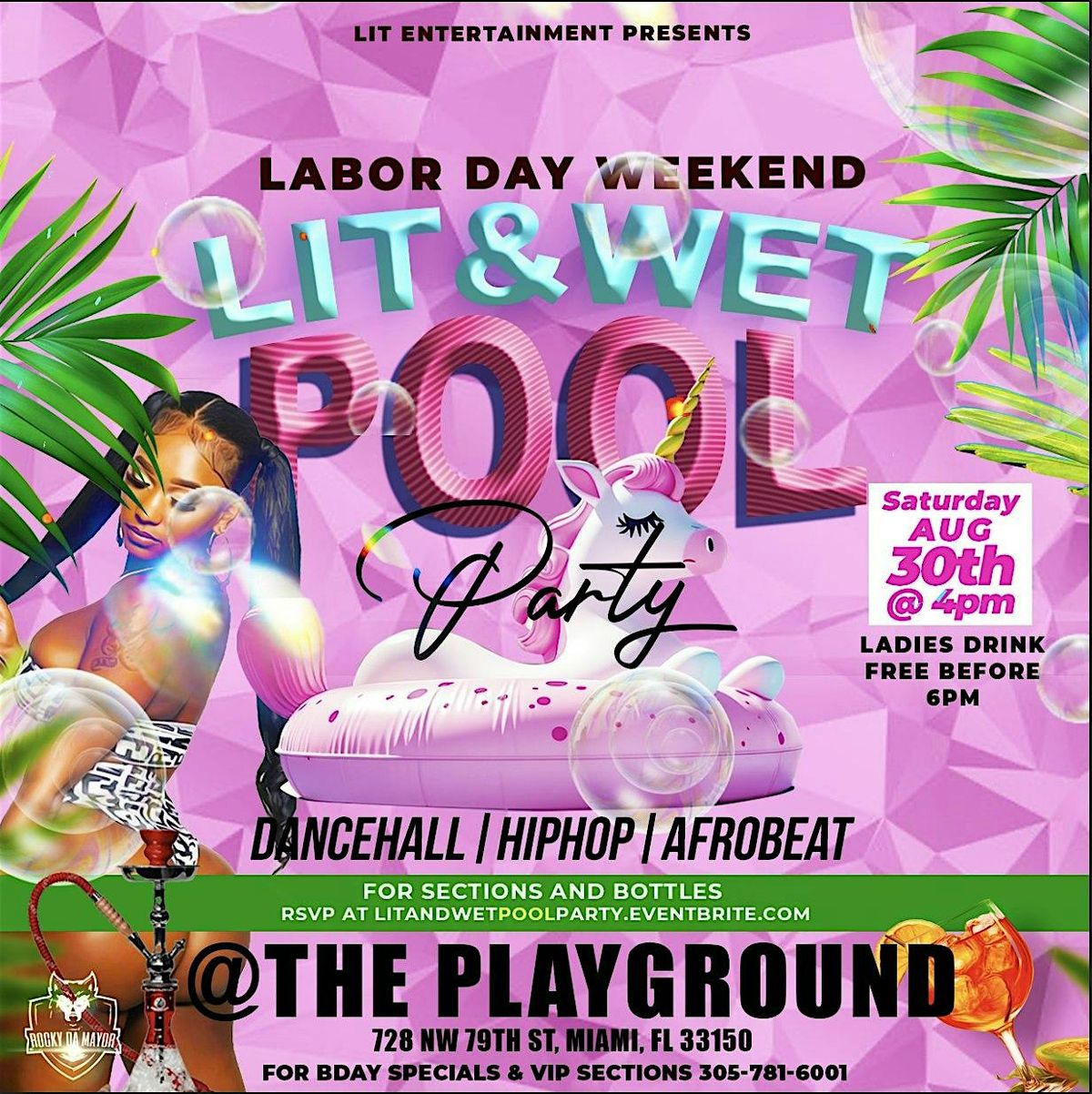 Lit and Wet Pool Party, 30 August | Event in Miami | AllEvents