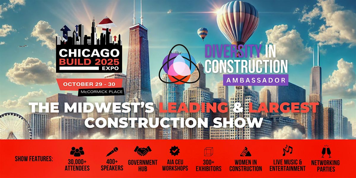 Diversity in Construction Networking Event - Chicago Build 2025, 29 October | Event in Chicago | AllEvents