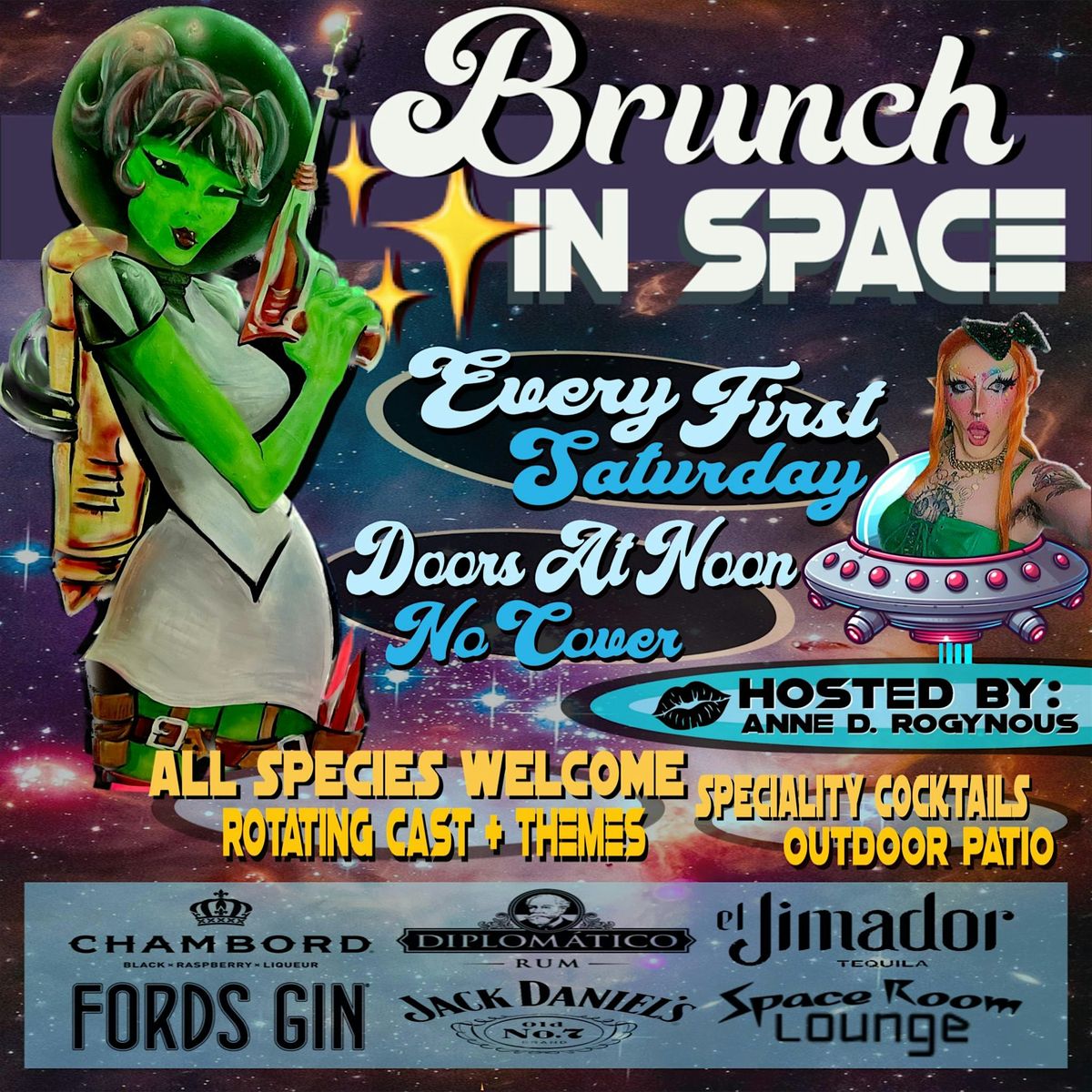 Drag Brunch ✨ in Space ✨@ Space Room Lounge | Event in Portland | AllEvents