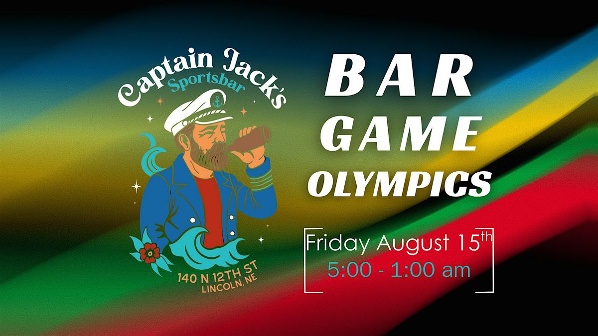 Bar Game Olympics at Captain Jack's!, 15 August | Event in Lincoln | AllEvents
