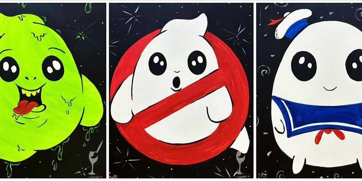 Playful Ghostbuster-Inspired Fun - Paint and Sip by Classpop!™, 16 July | Event in Pearland | AllEvents