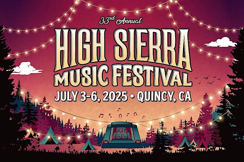 33rd Annual High Sierra Music Festival, 3 July | Event in Quincy | AllEvents