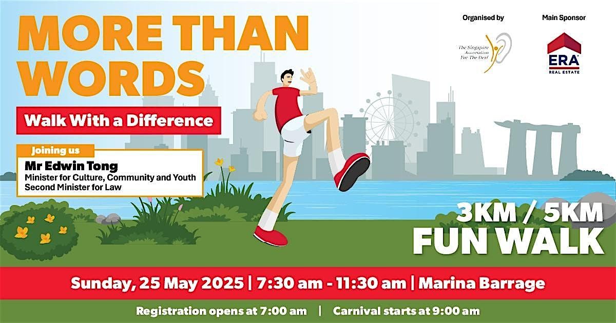 More than Words - Walk with a Difference, 25 May | Event in Singapore | AllEvents