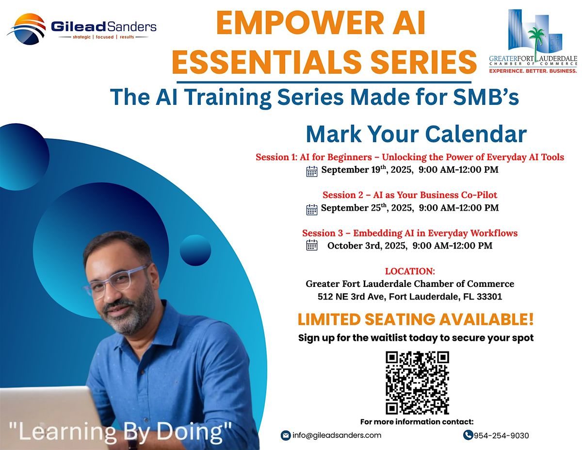 Empower AI Essentials: AI for Beginners – Unlocking Everyday AI Tools, 19 September | Event in Fort Lauderdale