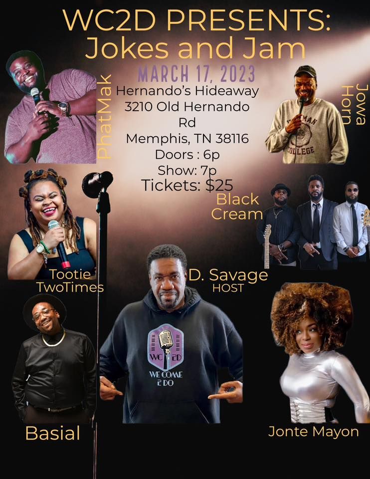 Jokes and Jam, The World Famous Hernando's HideAWay, Arlington, 17 March