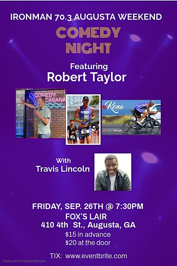 IRONMAN 70.3  AUGUSTA WEEKEND COMEDY NIGHT, 26 September | Event in Augusta | AllEvents