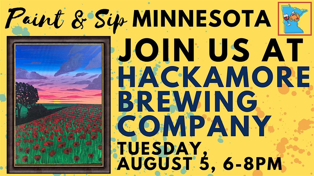 August 5 Paint & Sip at Hackamore Brewing Co., 5 August | Event in Chanhassen | AllEvents