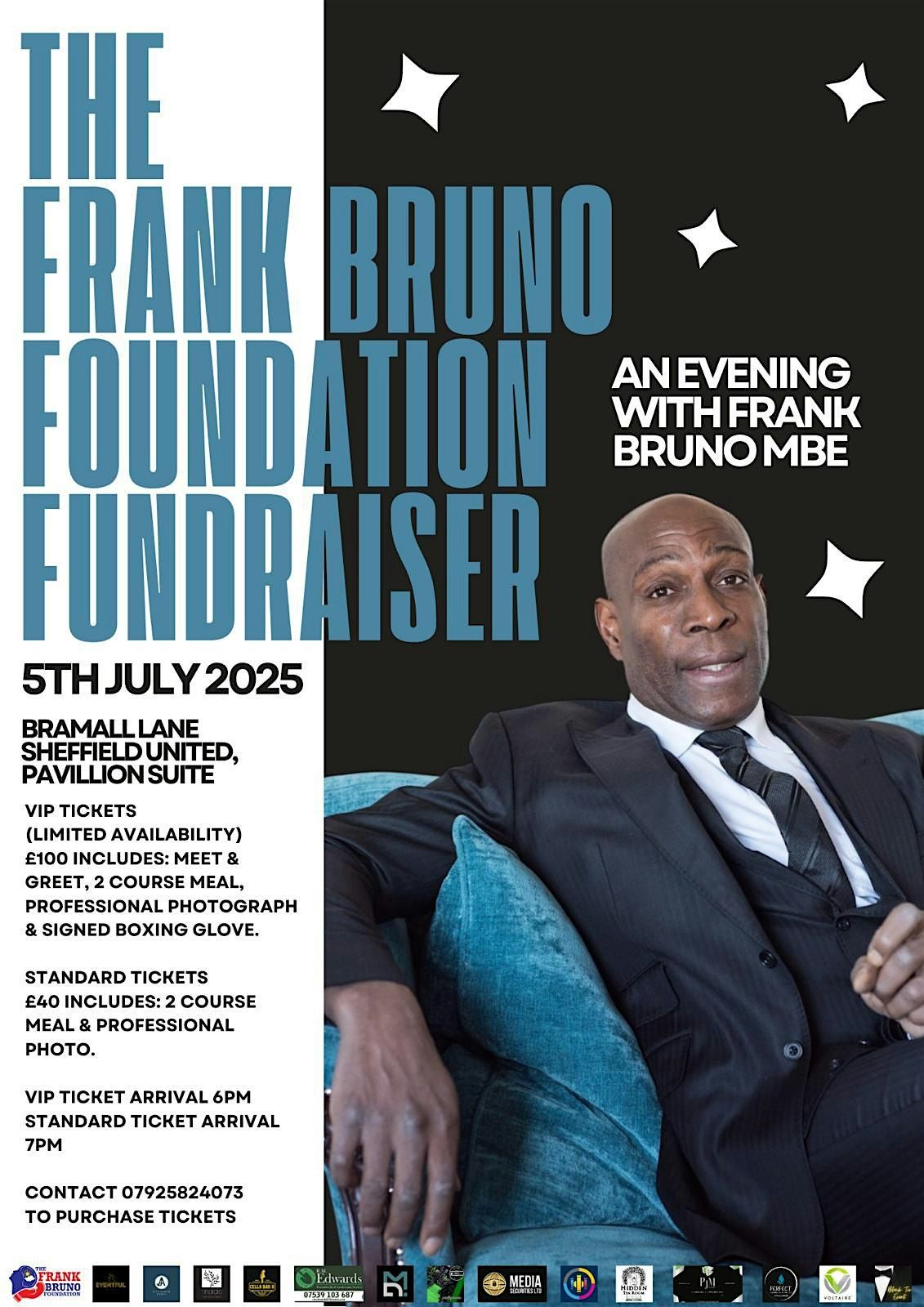THE FRANK BRUNO FOUNDATION FUNDRAISER, 5 July | Event in Highfield | AllEvents