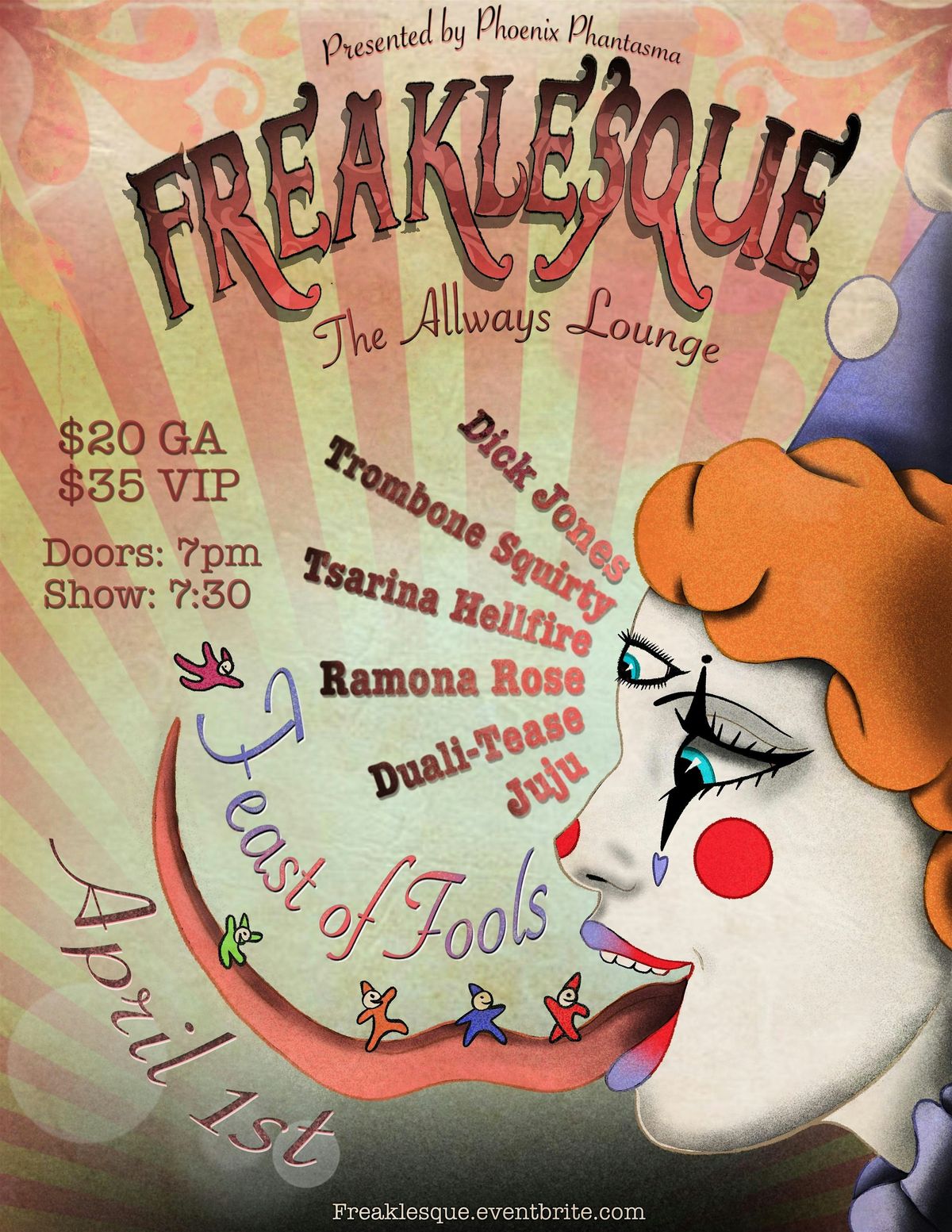 Freaklesque, 3 June | Event in New Orleans | AllEvents