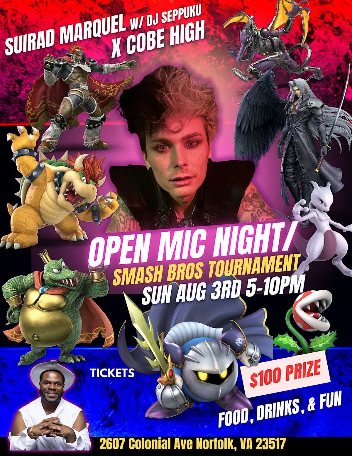 Smash Bros Tournament & Open Mic, 3 August | Event in Norfolk | AllEvents