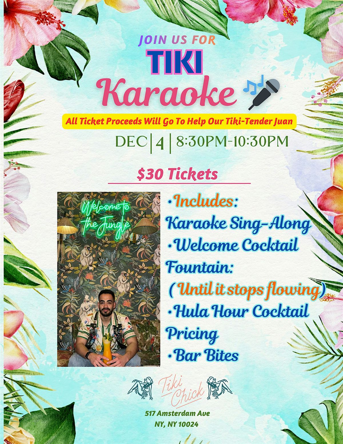 Tiki Karaoke: Sing in Solidarity, 4 December | Event in New York | AllEvents