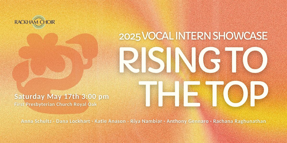 Rising to the Top, 17 May | Event in Royal Oak | AllEvents