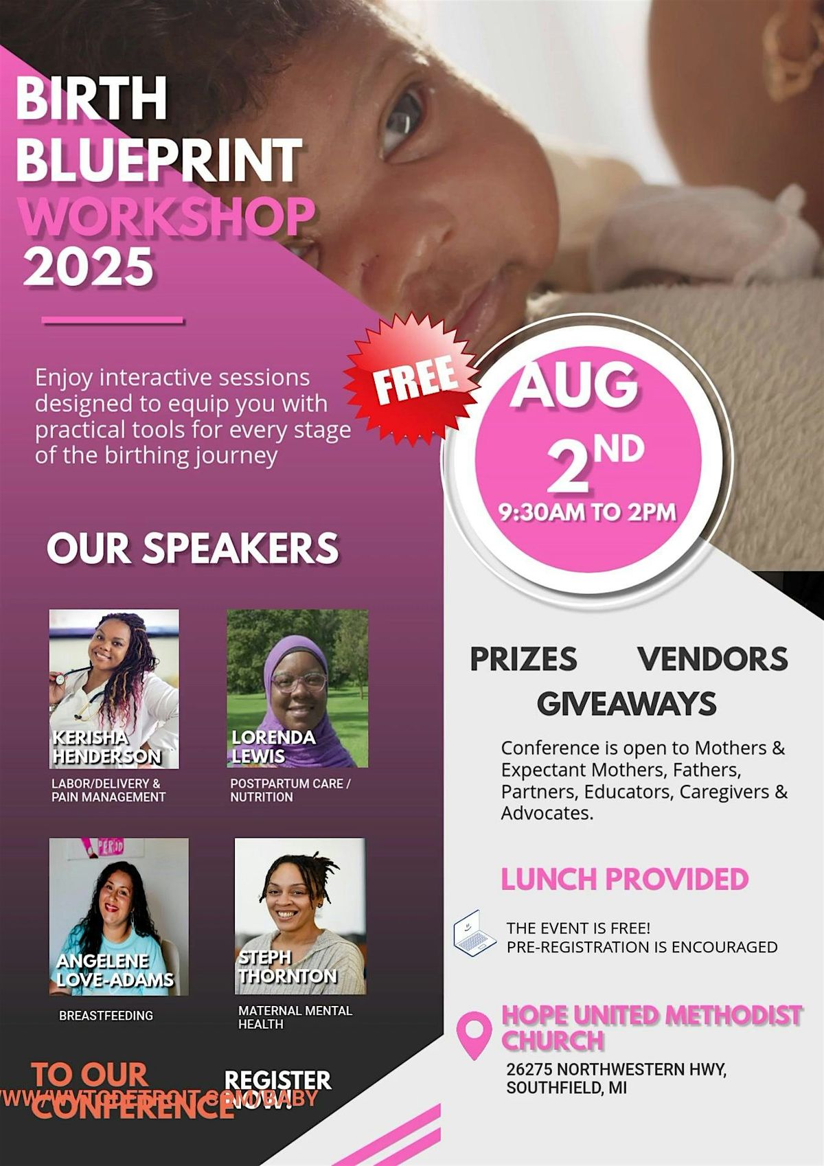 Birth Blueprint Workshop 2025, 2 August | Event in Southfield | AllEvents
