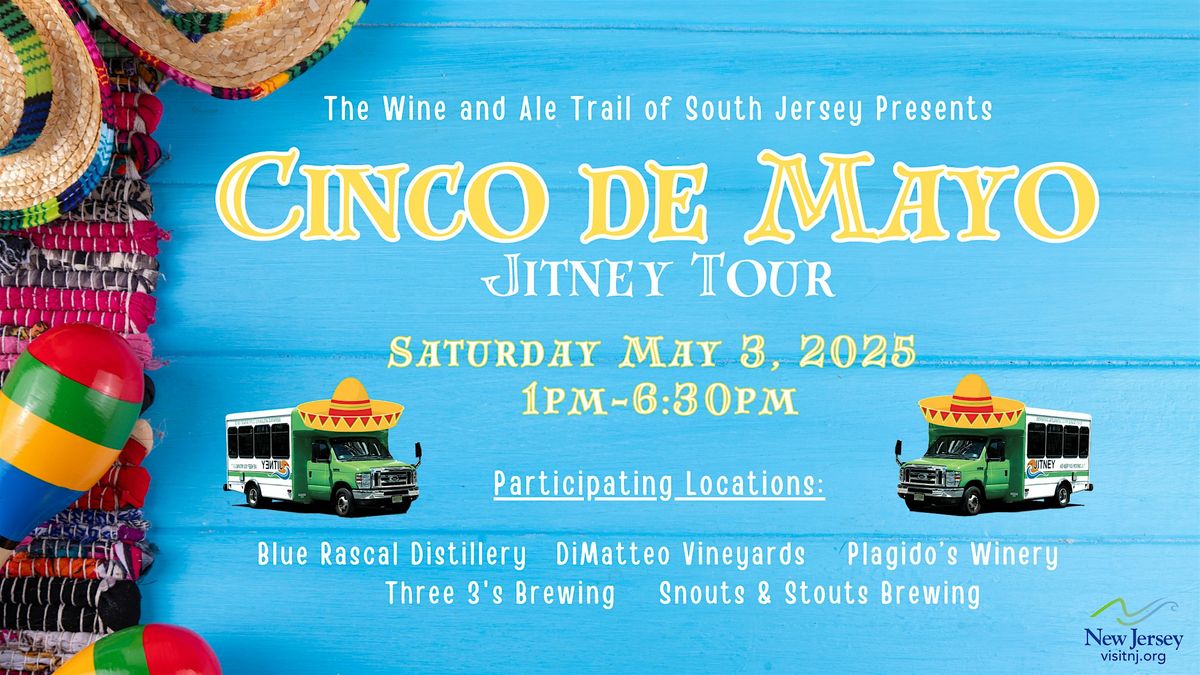 Cinco de Mayo Jitney Tour, 3 May | Event in Hammonton | AllEvents