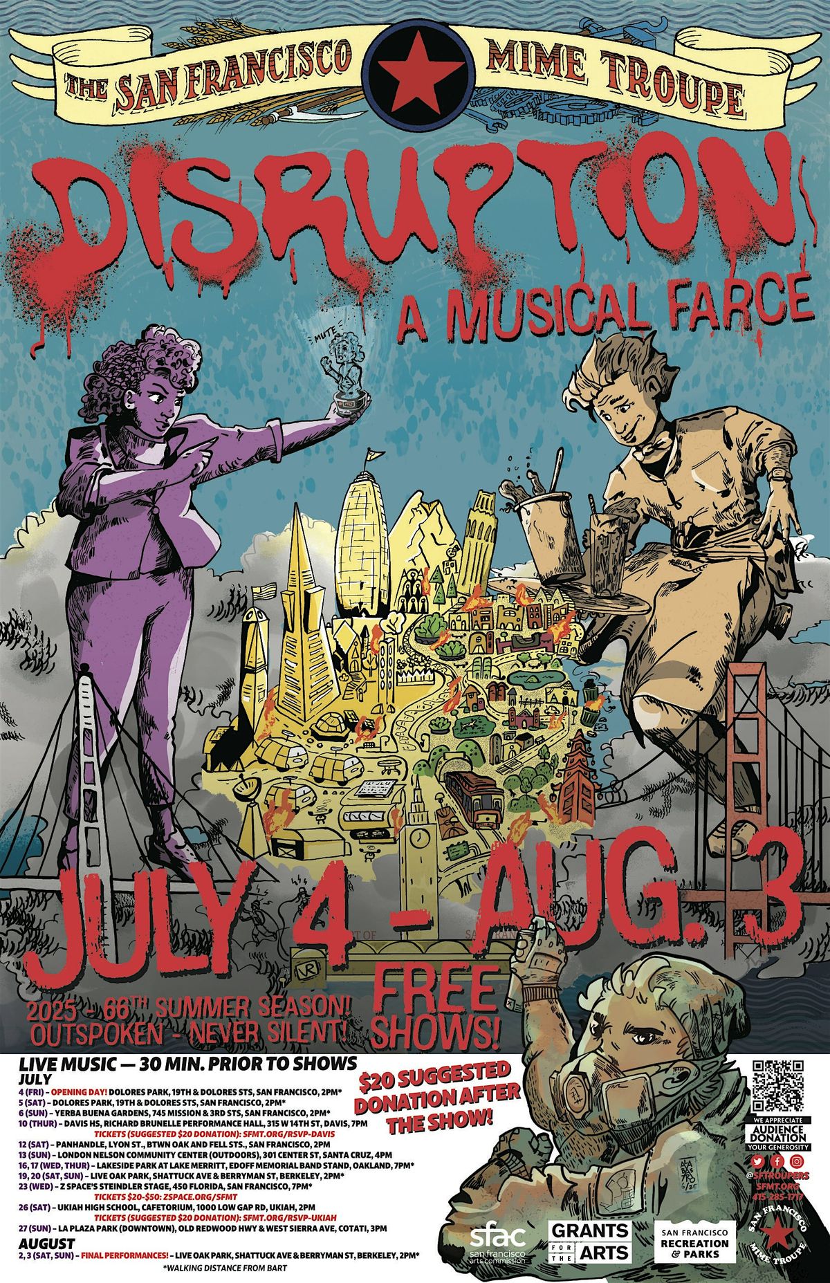 DISRUPTION - A Musical Farce, 19 July | Event in Berkeley | AllEvents