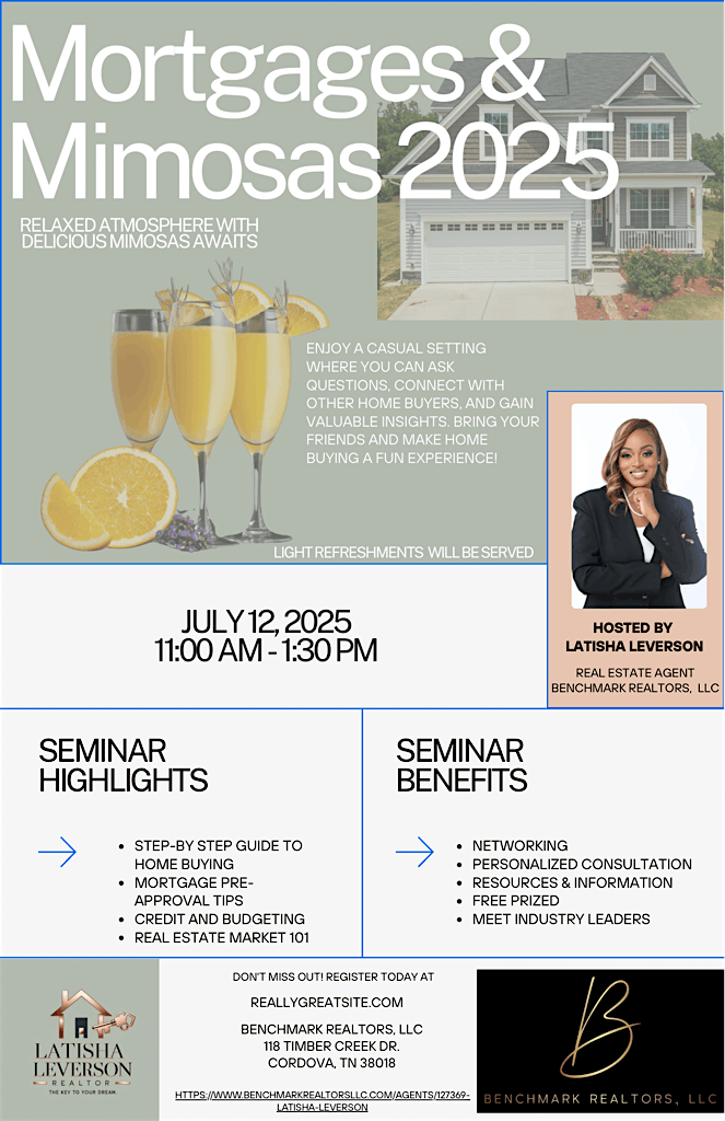 Mortgages & Mimosas 2025, 12 July | Event in Memphis | AllEvents