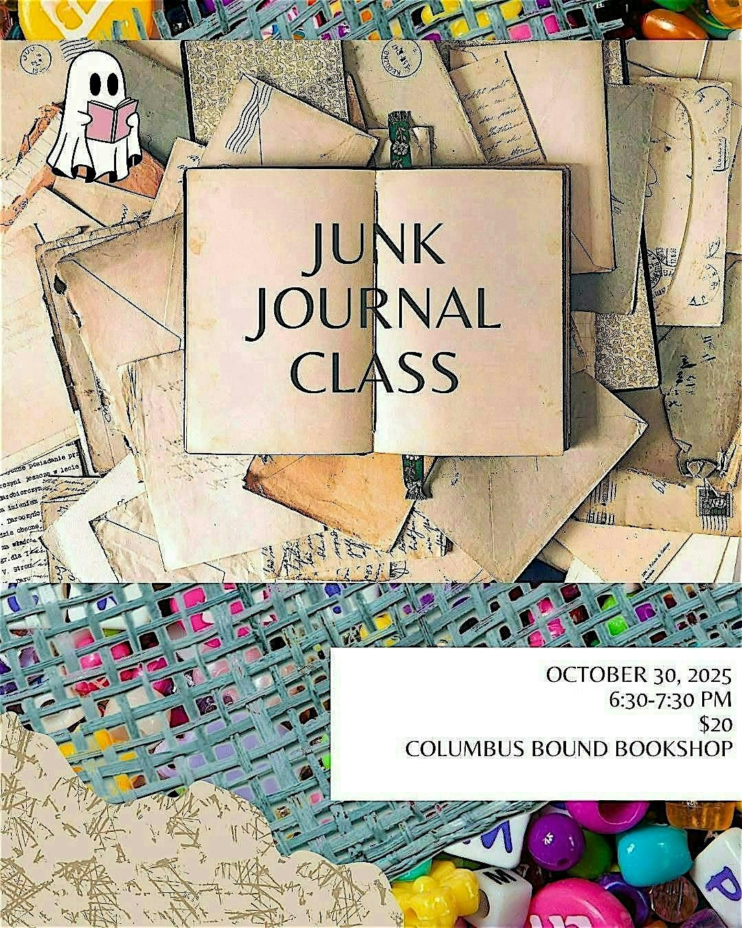October Junk Journaling Class, 30 October | Event in Columbus | AllEvents