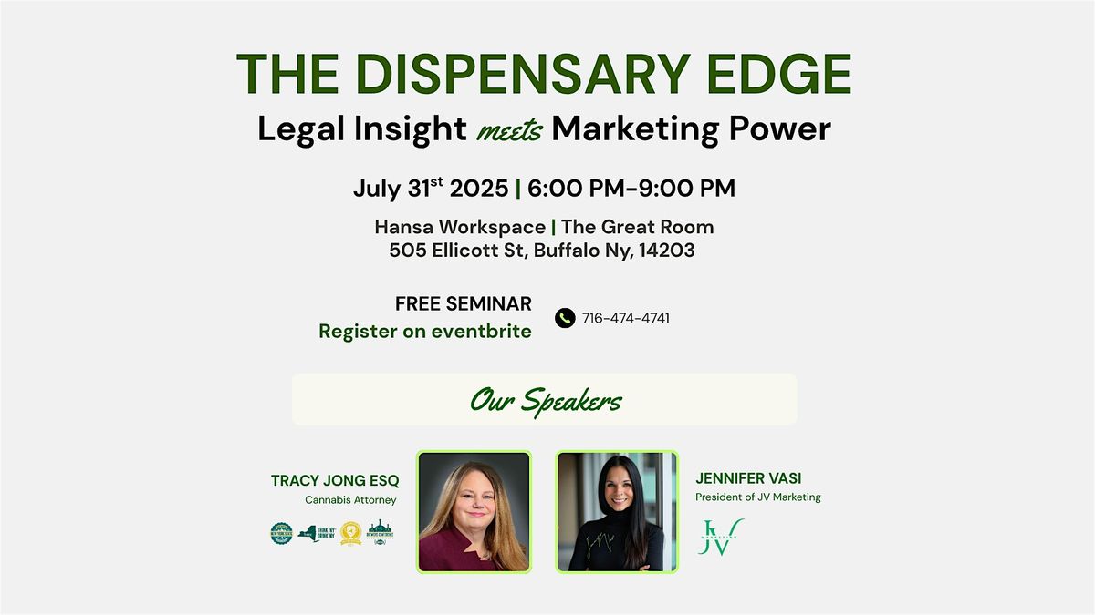 THE DISPENSARY EDGE, 31 July | Event in Buffalo | AllEvents