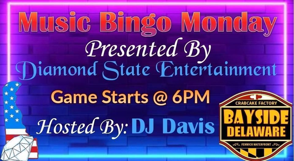 Music Bingo Monday (Halloween Theme), Crabcake Factory Bayside, Fenwick