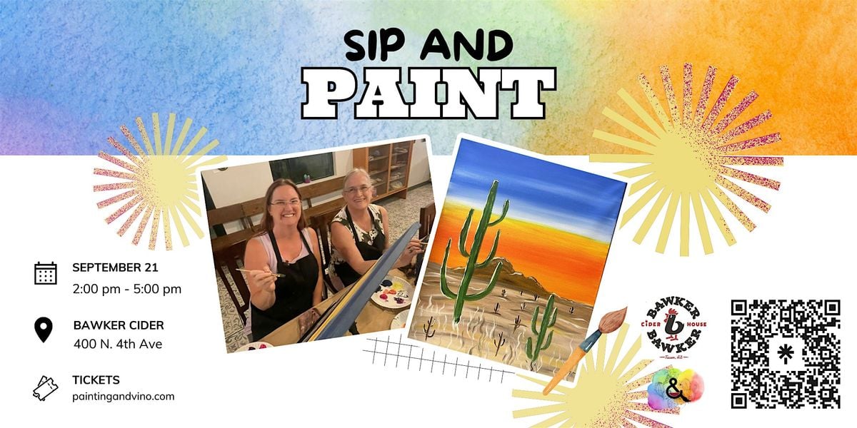 Sepia Sunset Paint and Sip at Bawker Cider, 21 September | Event in Tucson | AllEvents