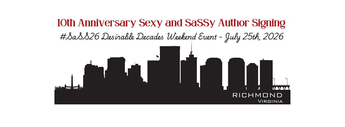 #SaSS26 Desirable Decades Weekend Event, 25 July | Event in Richmond | AllEvents