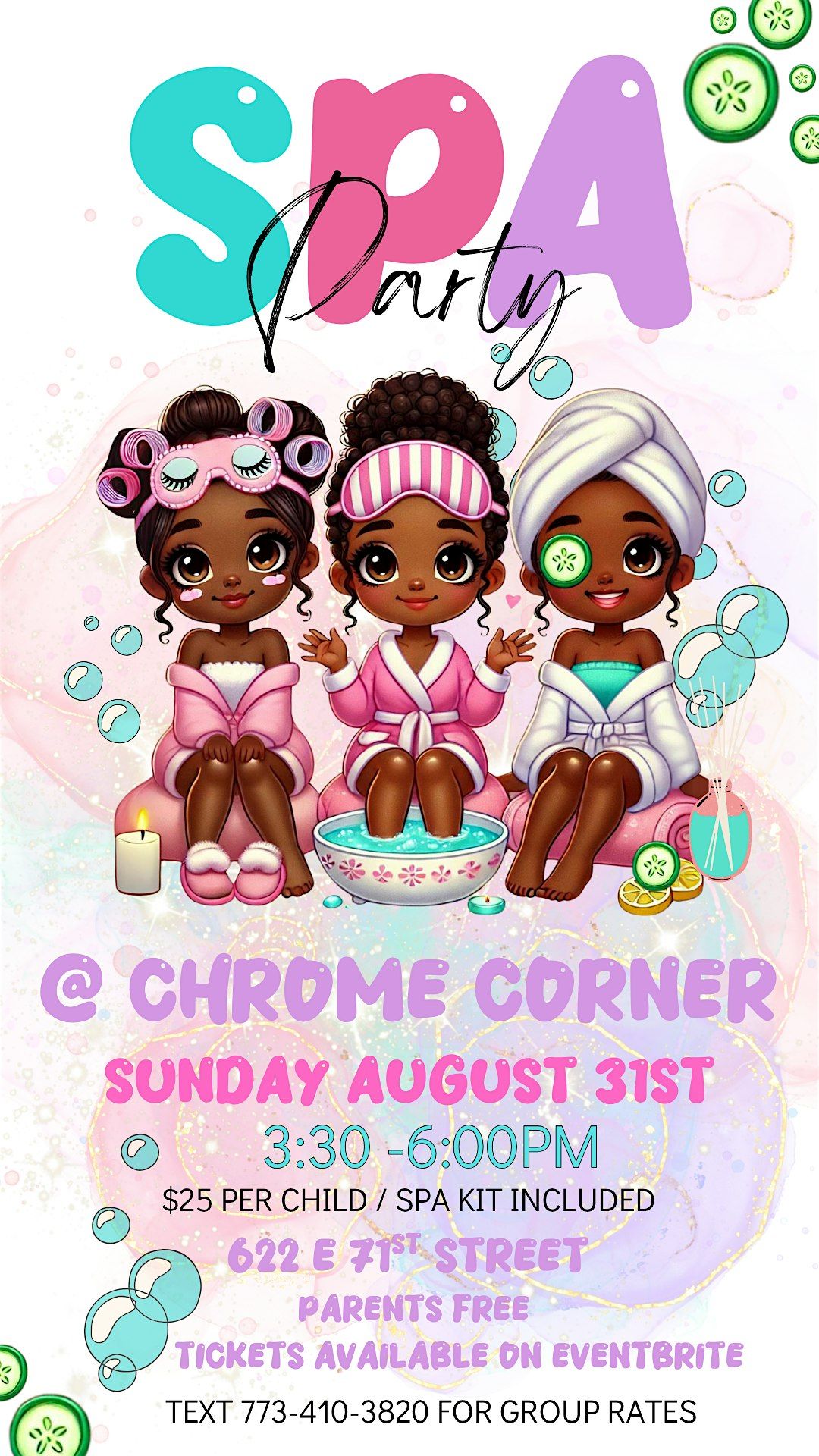 Children’s Spa Party, 31 August | Event in Chicago | AllEvents