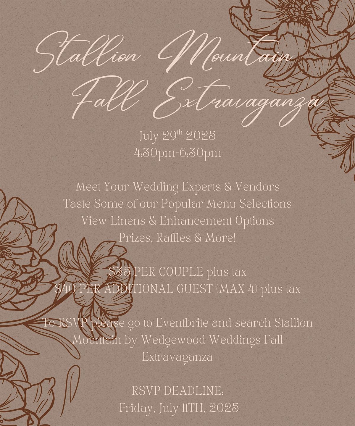 Stallion Mountain By Wedgewood Weddings Fall Extravaganza, 29 July | Event in Las Vegas | AllEvents