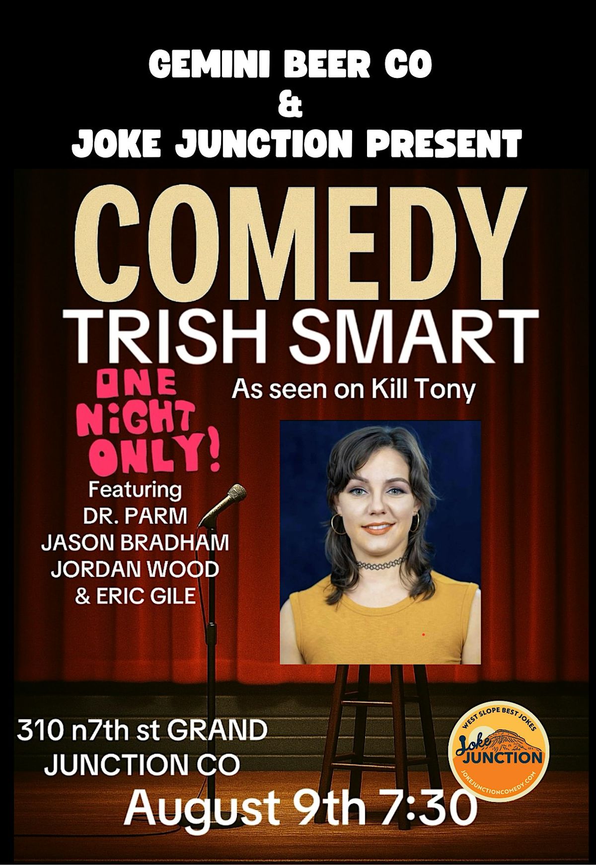 Trish Smart at Gemini Beer Company!, 9 August | Event in Grand Junction | AllEvents