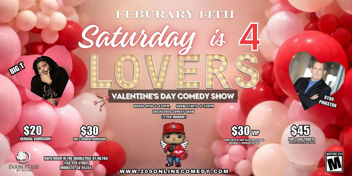 Saturday is 4 Lovers Comedy Show