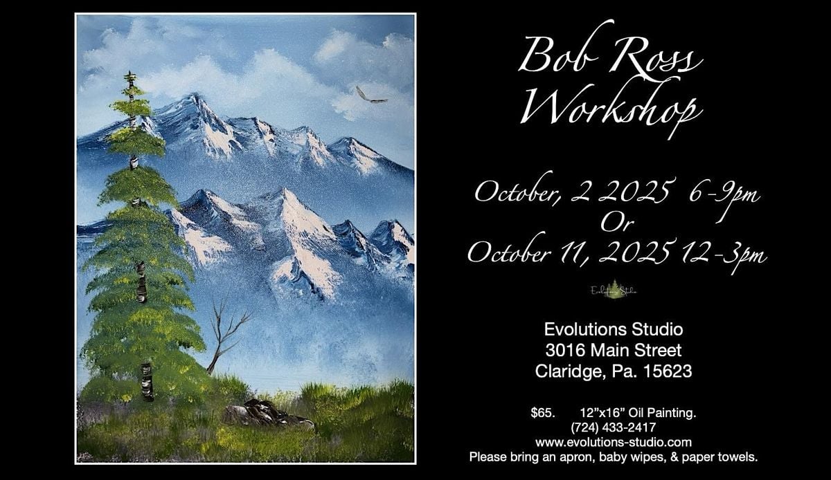Dueling Ridges - October 11, 2025 - Bob Ross Workshop, 11 October | Event in Claridge | AllEvents