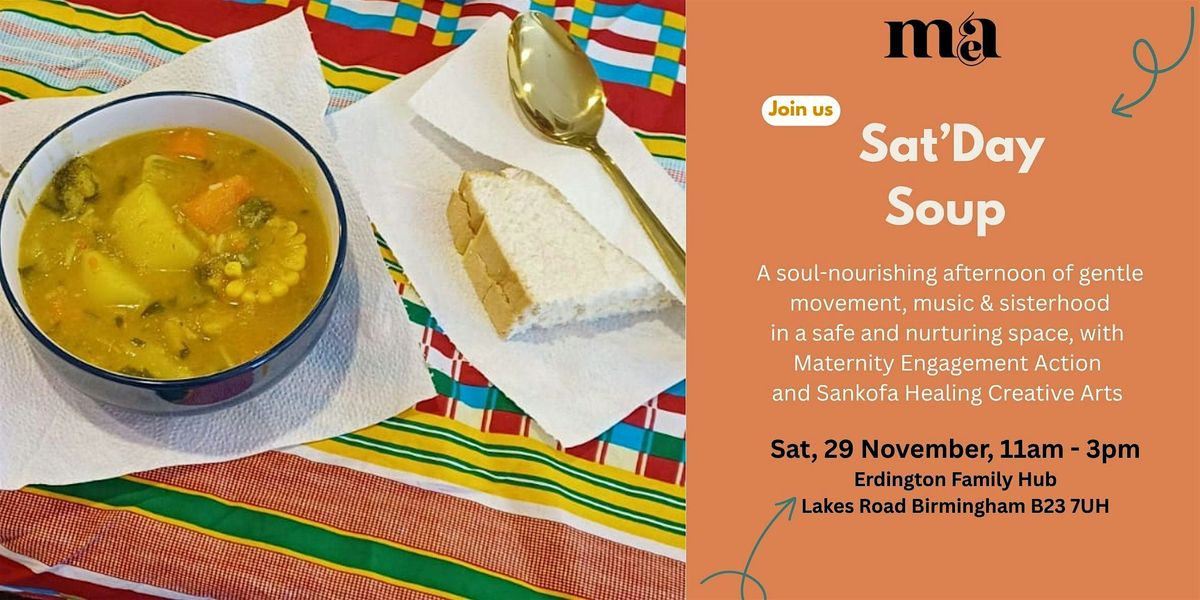 Sat'day Soup: Movement for Healing, 29 November | Event in Birmingham | AllEvents