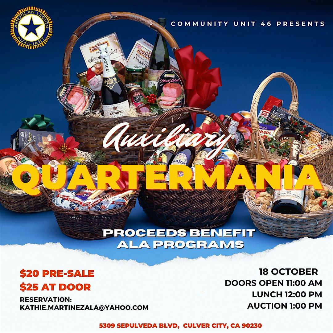 Quartermania - Communty Unit 46, 18 October | Event in Culver City | AllEvents