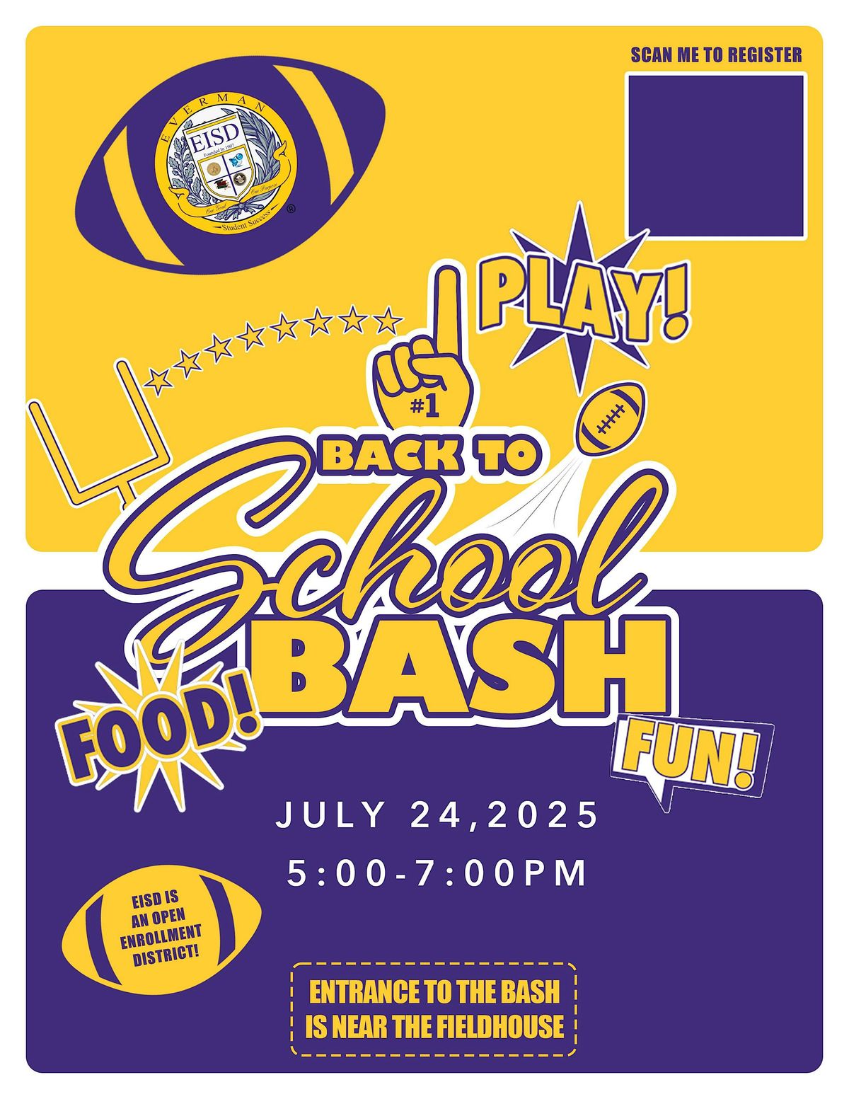 2025 Back to School Bash, 24 July | Event in Everman | AllEvents
