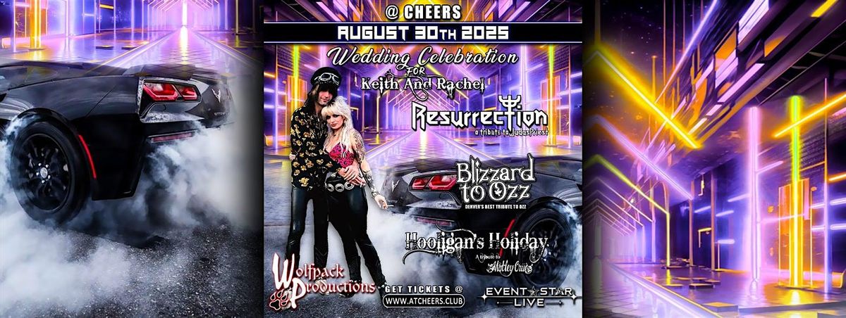 Ozzy Osbourne / Mötley Crüe / Judas Priest/ Wedding Celebration @ Cheers, 30 August | Event in Northglenn