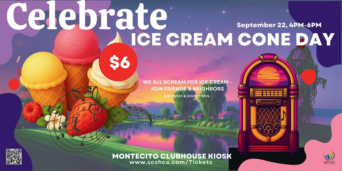 Celebrate Ice Cream Cone Day, 22 September | Event in Indio | AllEvents