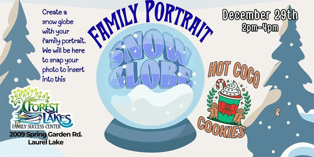 Family Portrait Snow Globe