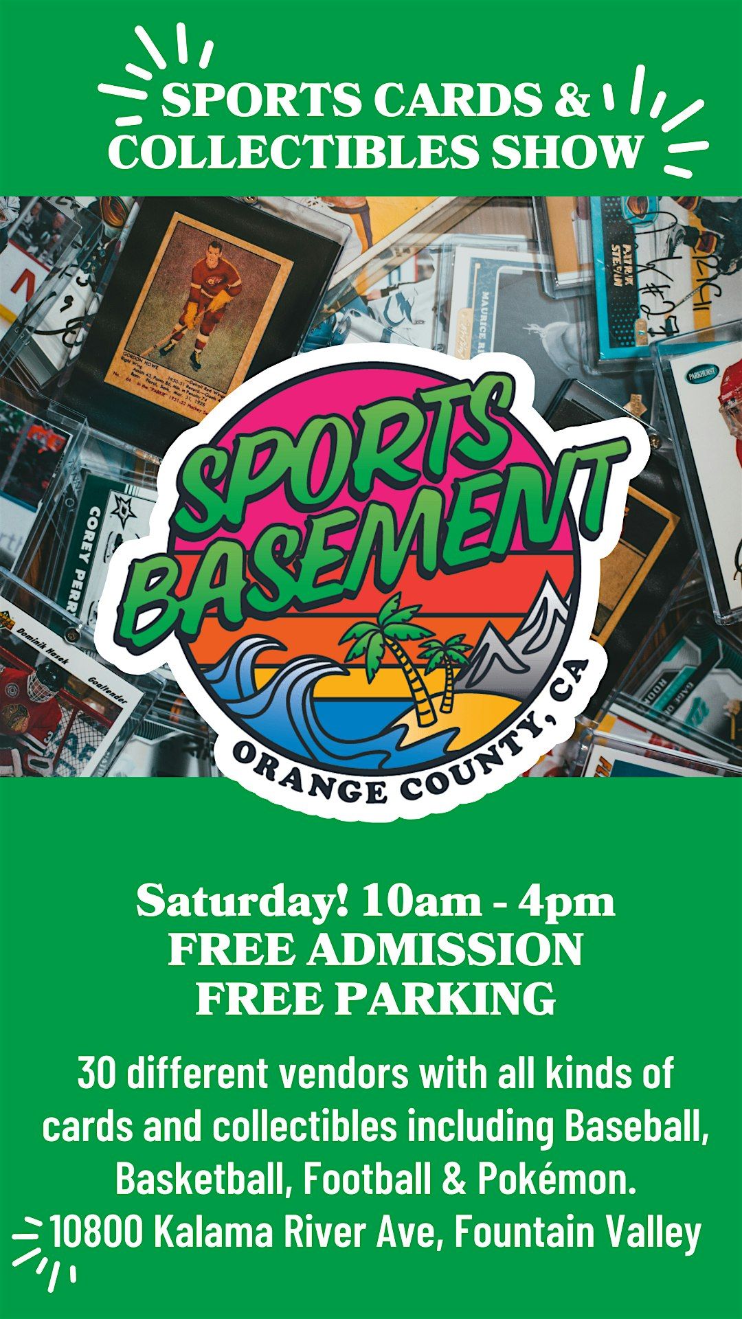 Sports Cards & Collectibles Show, 20 September | Event in Fountain Valley | AllEvents