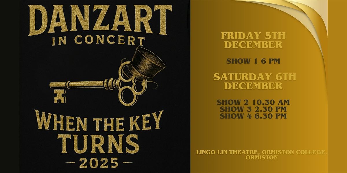 Danzart "When the Key Turns" -  Show 2, 6 December | Event in Ormiston | AllEvents