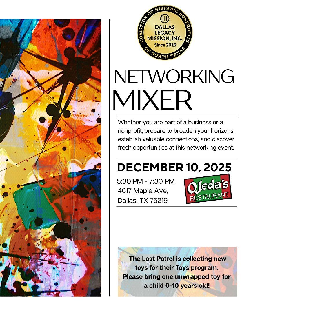 Networking Mixer, 10 December | Event in Dallas | AllEvents