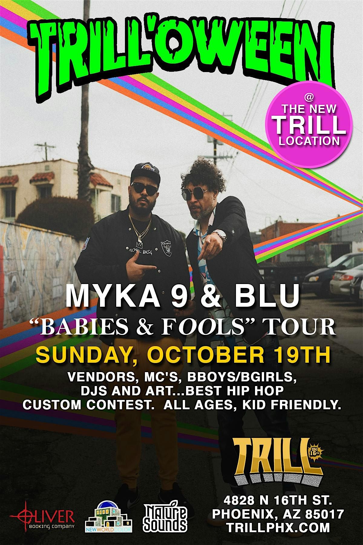 Myka 9 & Blu Babies & Fools Tour Live At Trill Hip Hop Shop, 19 October | Event in phoenix | AllEvents