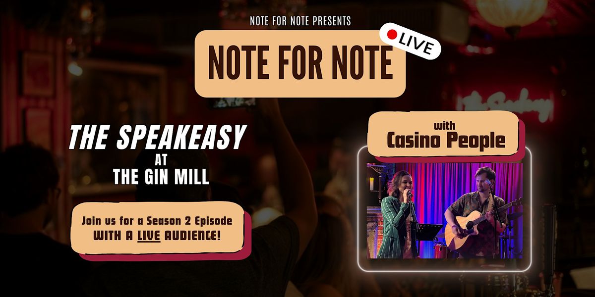 Note for Note Live Episode Shoot, 15 July | Event in New York | AllEvents