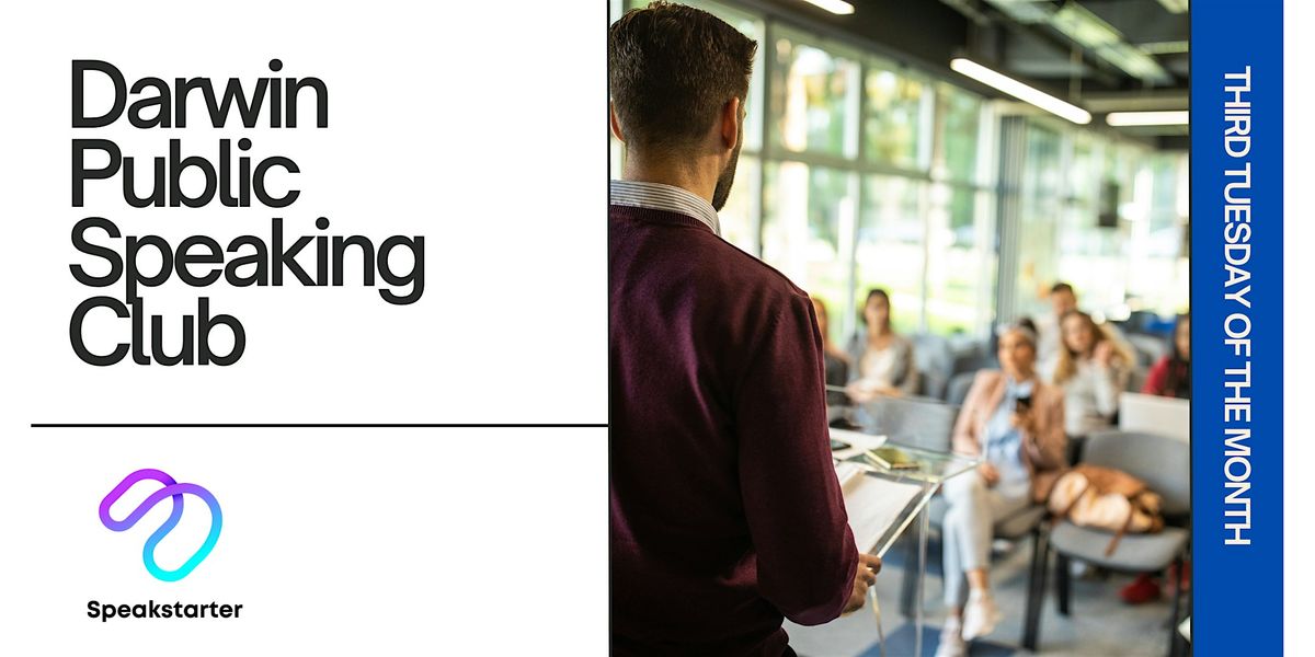 Darwin Public Speaking Club (Monthly - Visitors Welcome) | Event in Darwin City | AllEvents