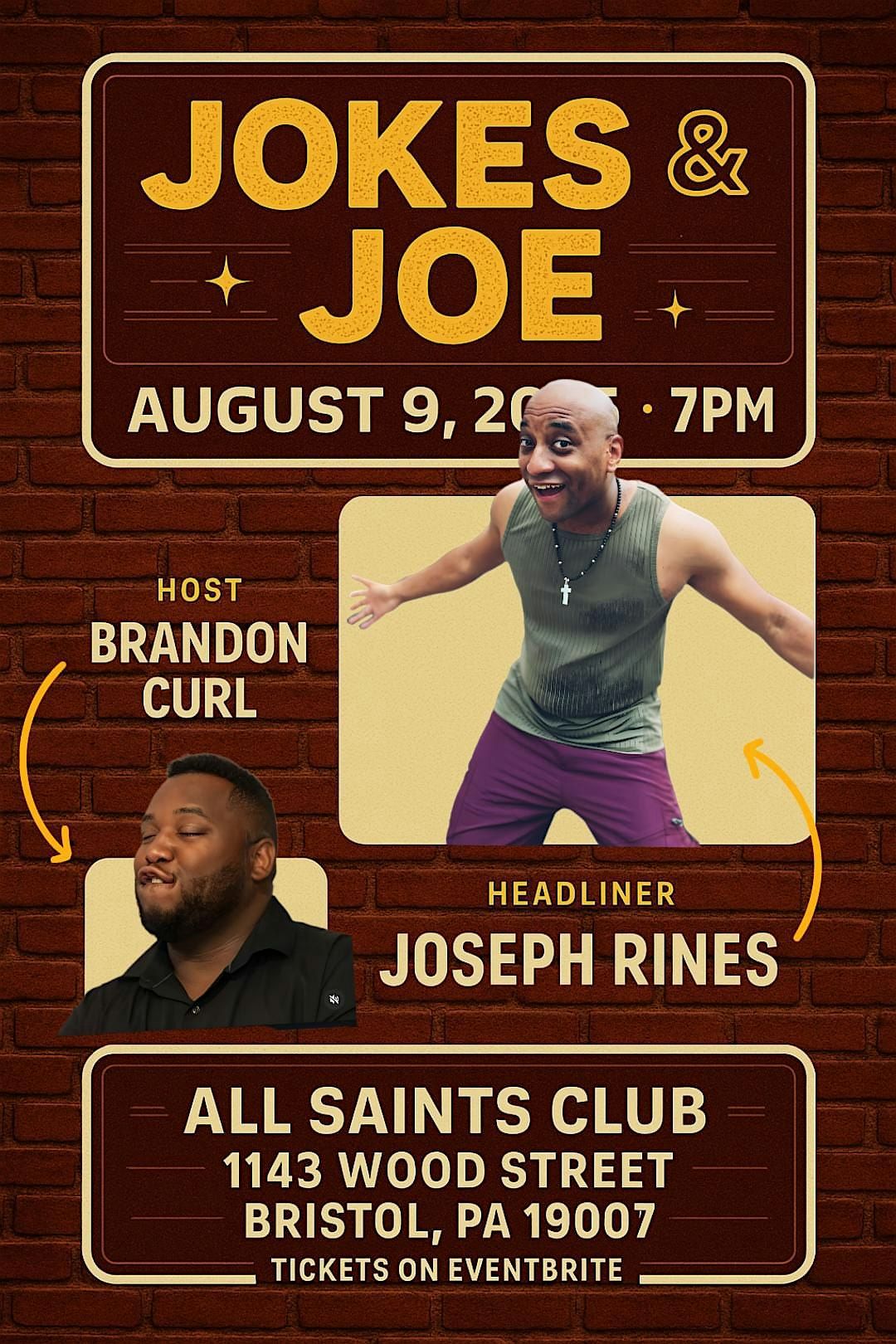 Jokes & joe, 9 August | Event in Bristol | AllEvents