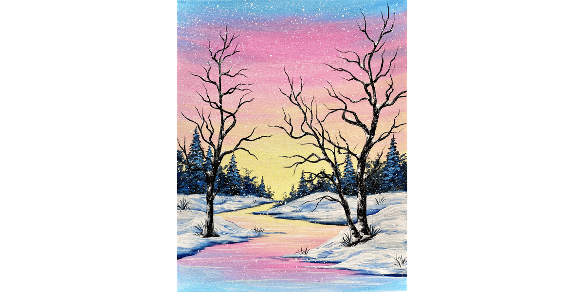 Colors of Winter - Paint and Sip in San Francisco | Classpop!™, 30 November | Event in Danville | AllEvents