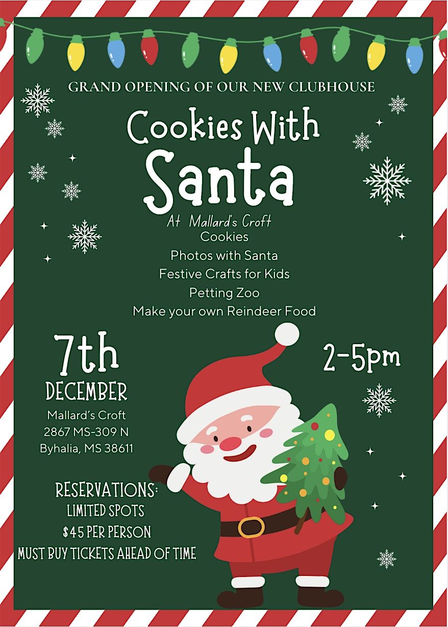 Cookies with Santa, 7 December | Event in Byhalia | AllEvents