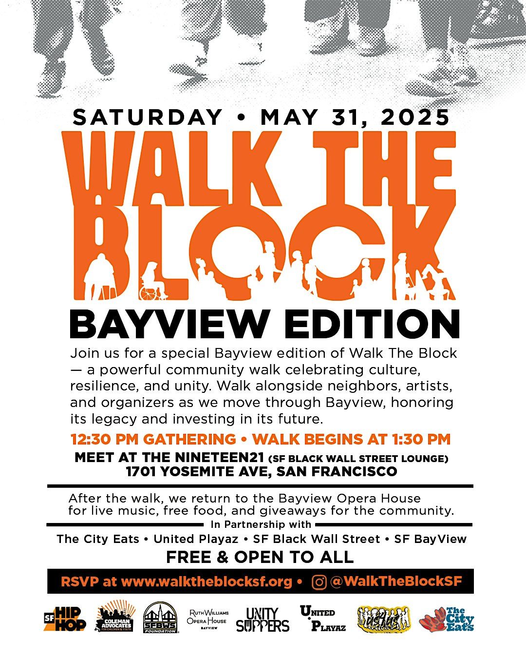 Walk The Block - Bayview Edition, 31 May | Event in San Francisco | AllEvents