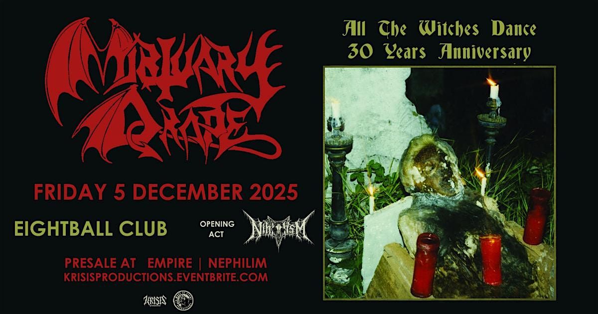 Mortuary Drape στη Θεσ/νίκη παίζοντας όλο το All the Withces Dance!, 5 December | AllEvents