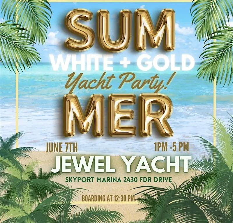 Jewel Yacht Luxury Day Party Cruise, 7 June | Event in New York | AllEvents